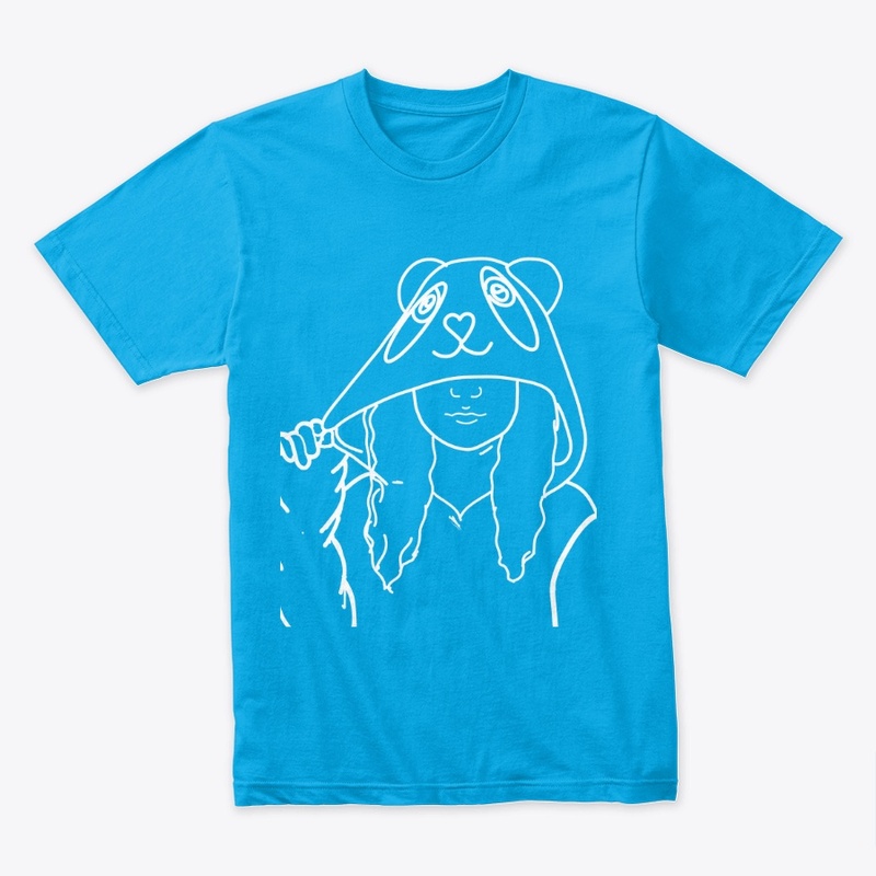 Outline Aesthetic Panda 