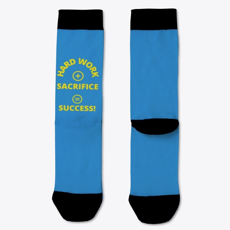 Hard Work + sacrifice =Success(Yellow)