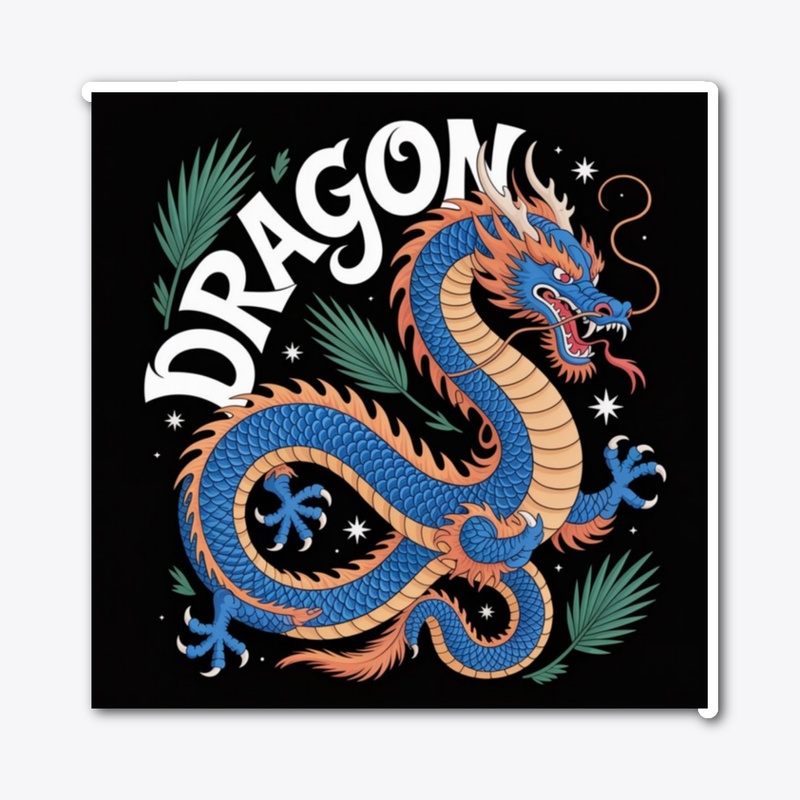 Artwork Of Fiery Dragon