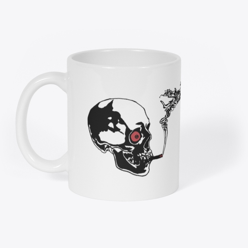 Mug with skull