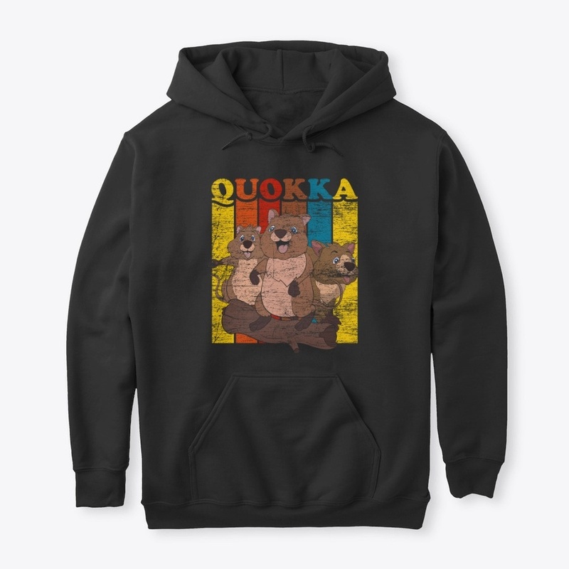 Retro Quokka - Aussie Cute Animal Lover