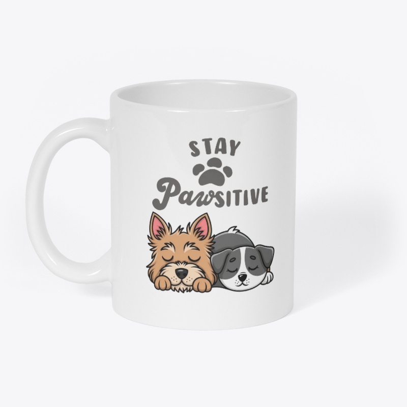 Stay Pawsitive Art Of Dog & Cat