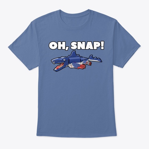 Oh, Snap! Denim Blue Kaos Front