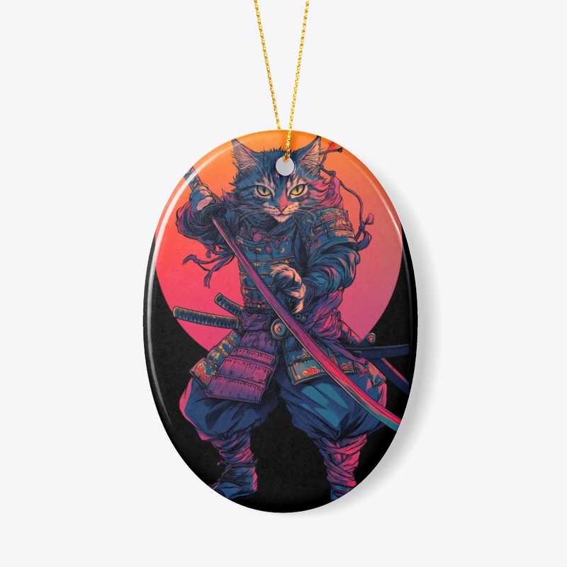 Gato Samurai Atacando