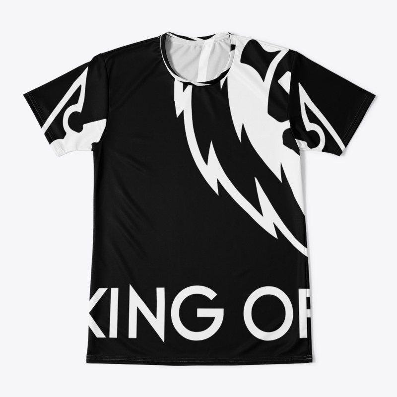 King of Bosses KR7 White Lion Head Print