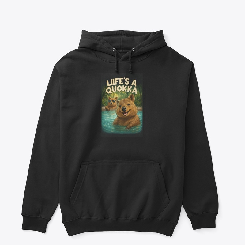 Quokka Pool Party Cute Fun Humor