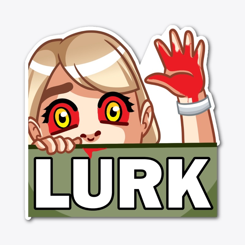 RE4 Infected Ashley Lurk Sticker