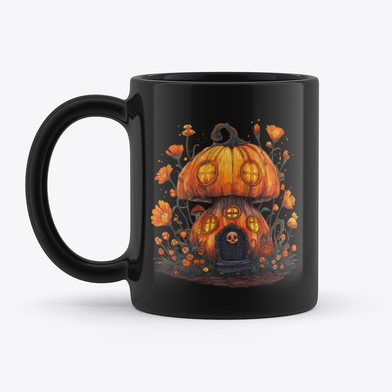 Pumpkin Mushroom House