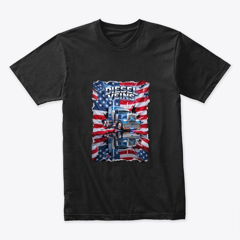 Dieselveins Trucker T Shirt
