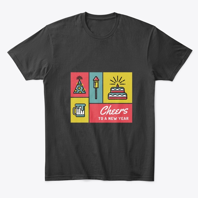 new year t shirt cheers to new year