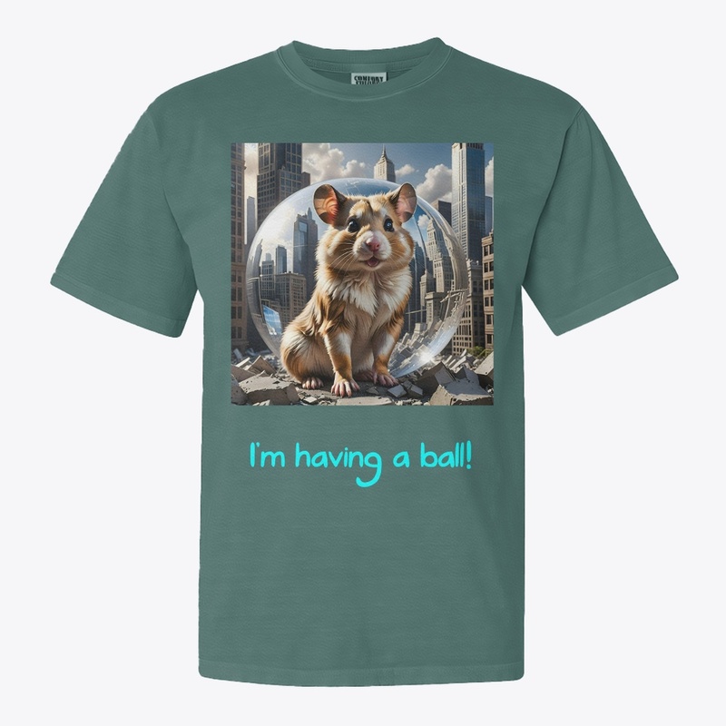 Giant Hamster- I'm having a ball!