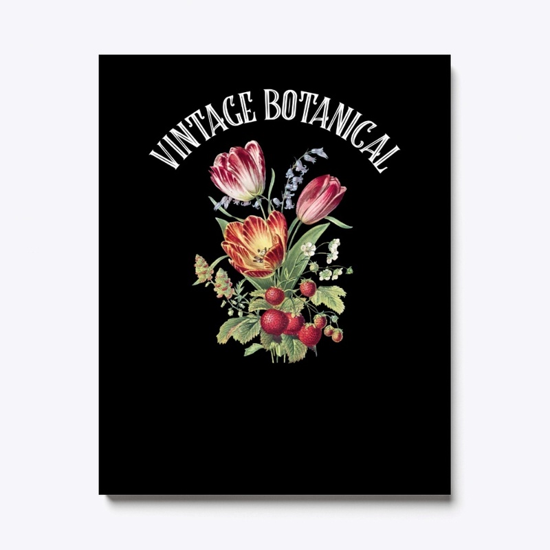Vintage Botanical Bouquet Flowers