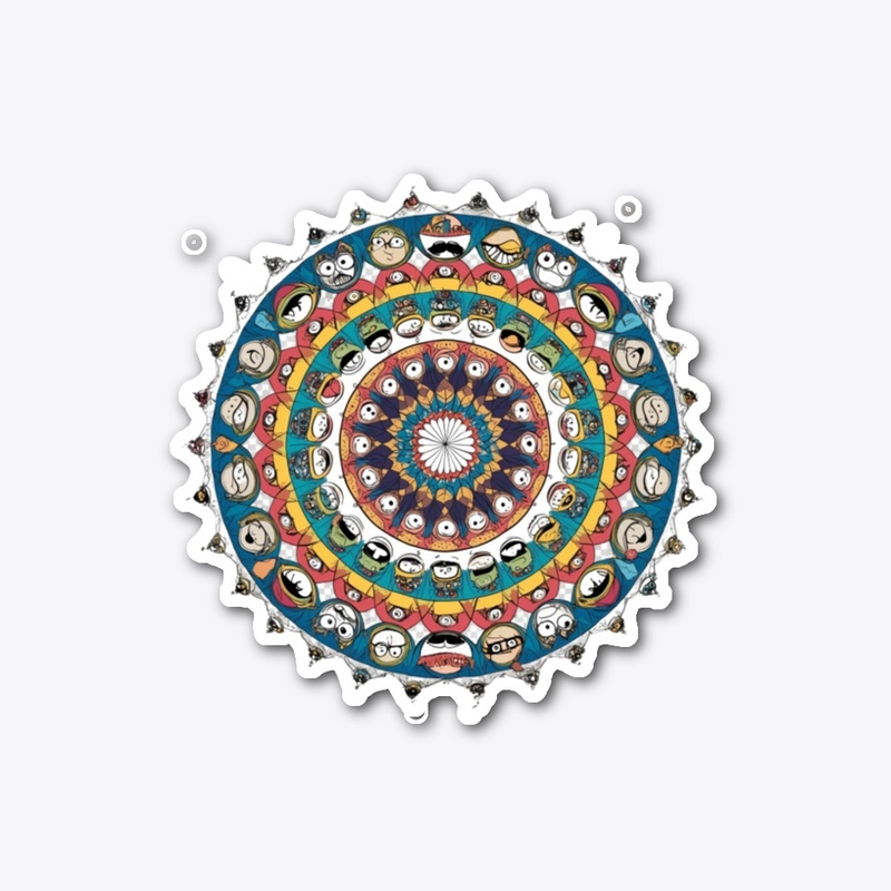 Funny Mandala Design 