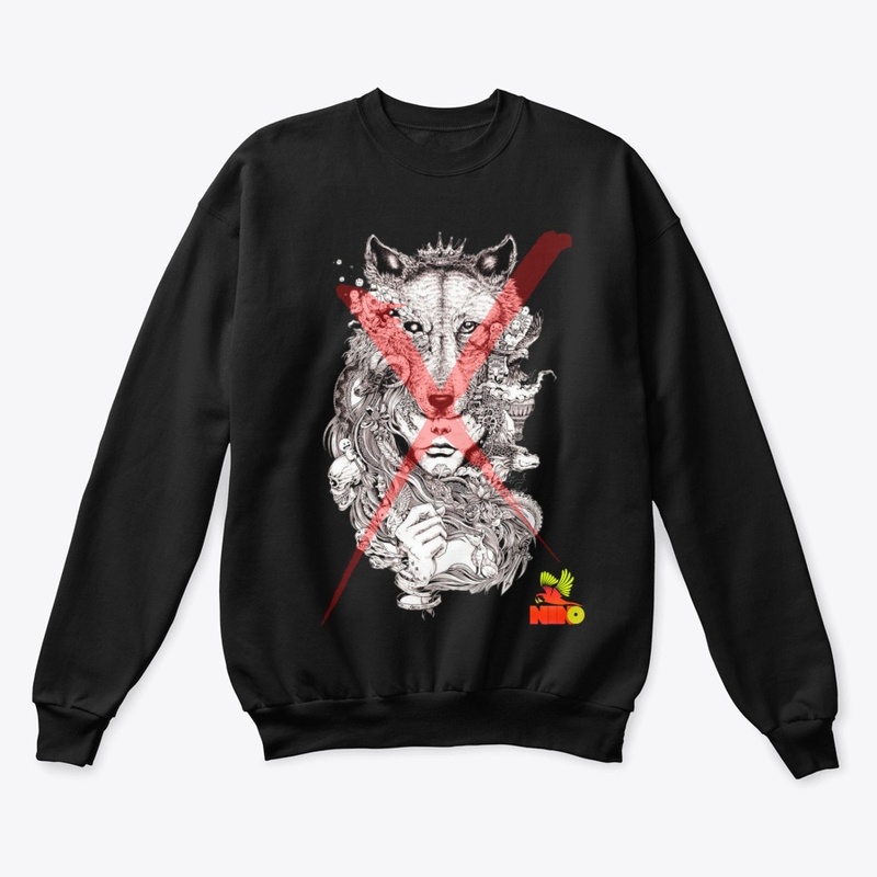Book Black And White Sweatshirt