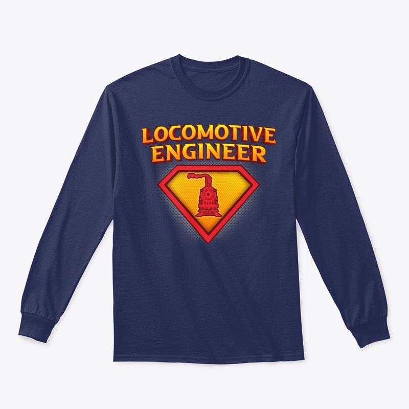 Cool Superhero Locomotive Engineer Life