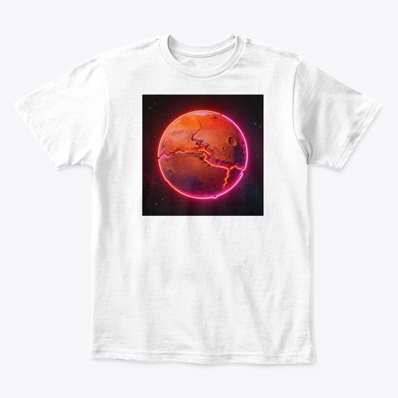 Neon Mars: Glowing Canyons