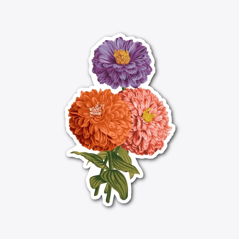 Elegant Vintage Floral Illustration