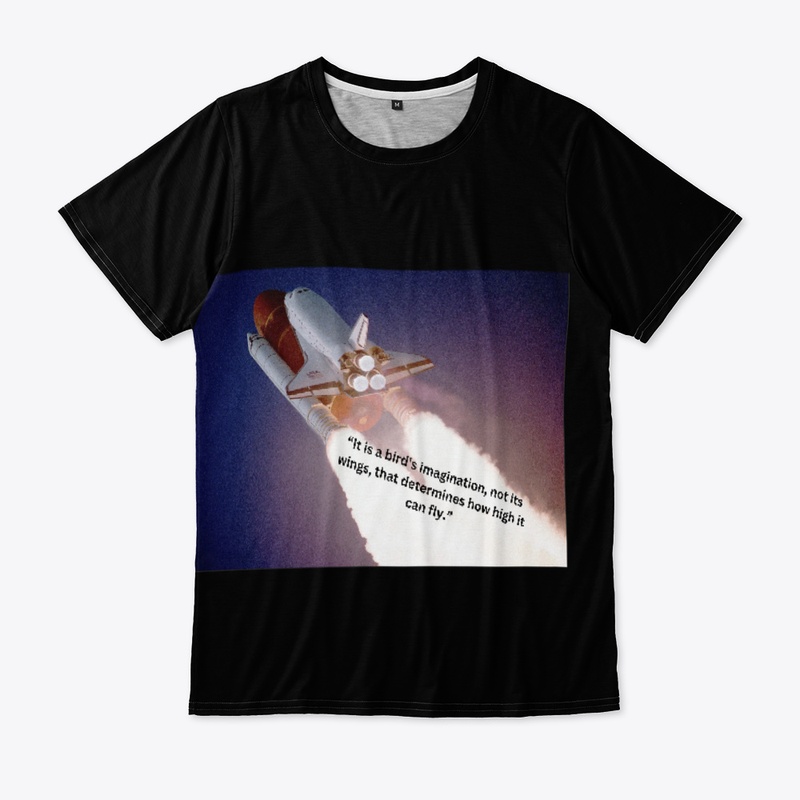 "Fly with wings of love."