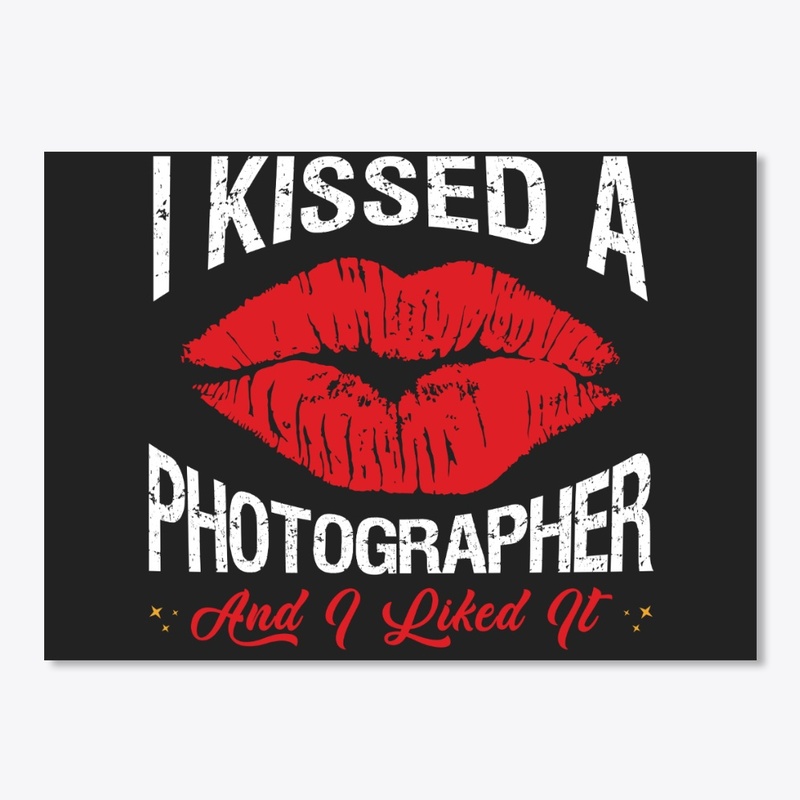 I Kissed A Photographer Face Mask