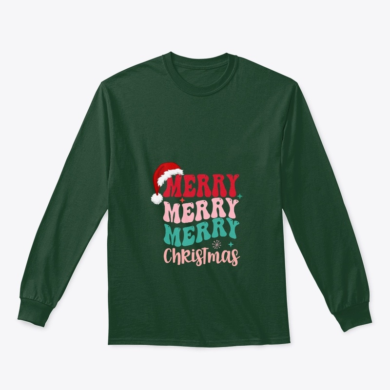 "Many Christmas Wishes – T-Shirt Design