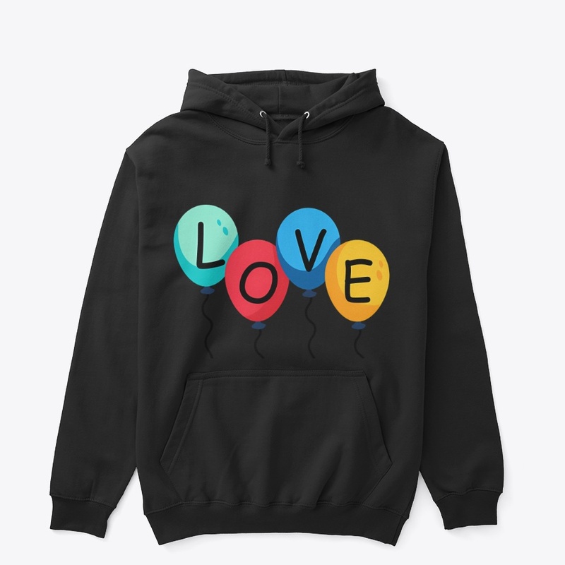 "LOVE" Balloons – A Burst of Color 