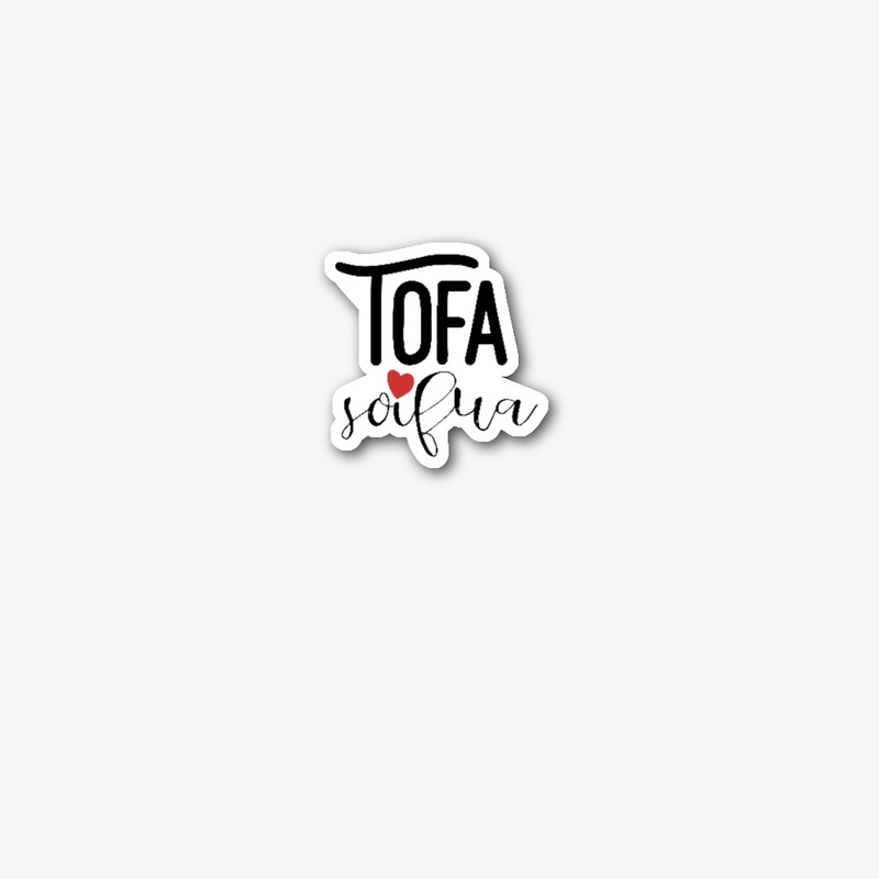 Tofa Soifua Black Letters Red Heart