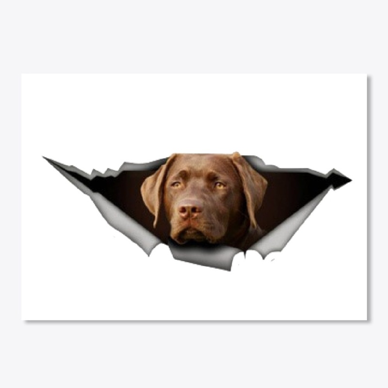 cute  labrador sticker