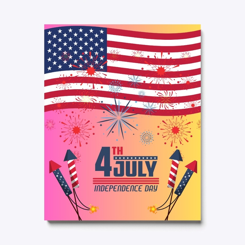 USA INDEPENDENCE DAY CANVAS