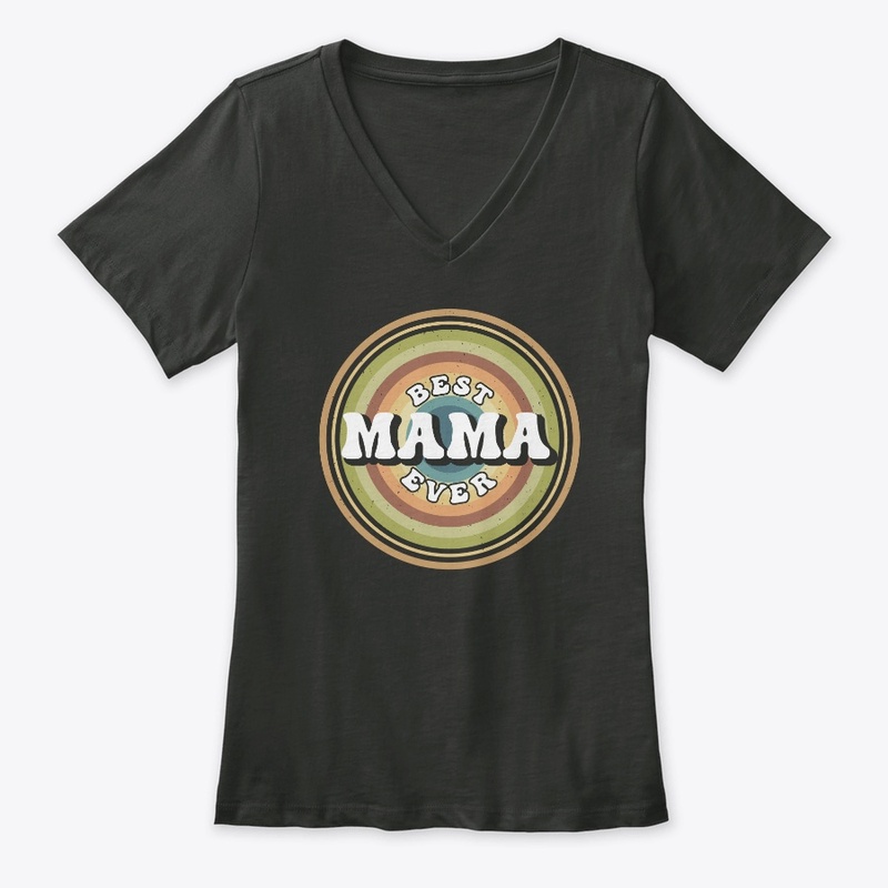 Best Mama Ever Retro Vintage T-shirt