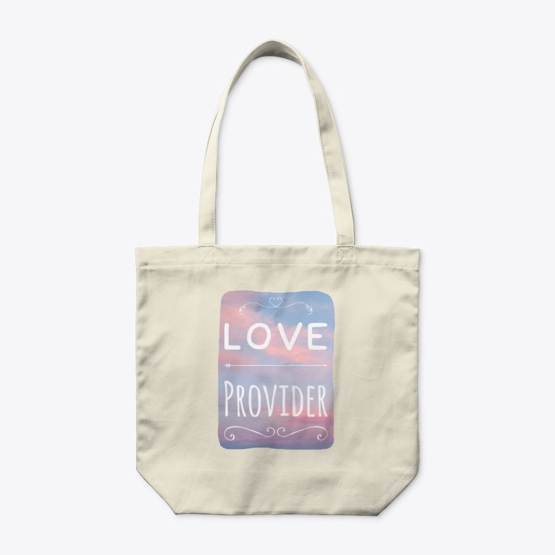 Love Provider on Sky Background