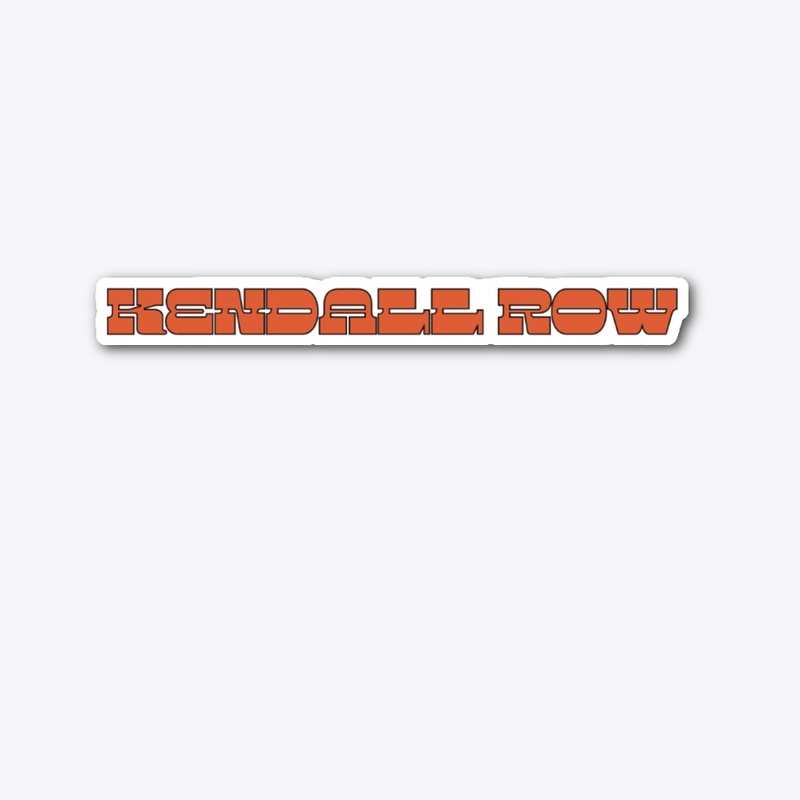Western Font Sticker
