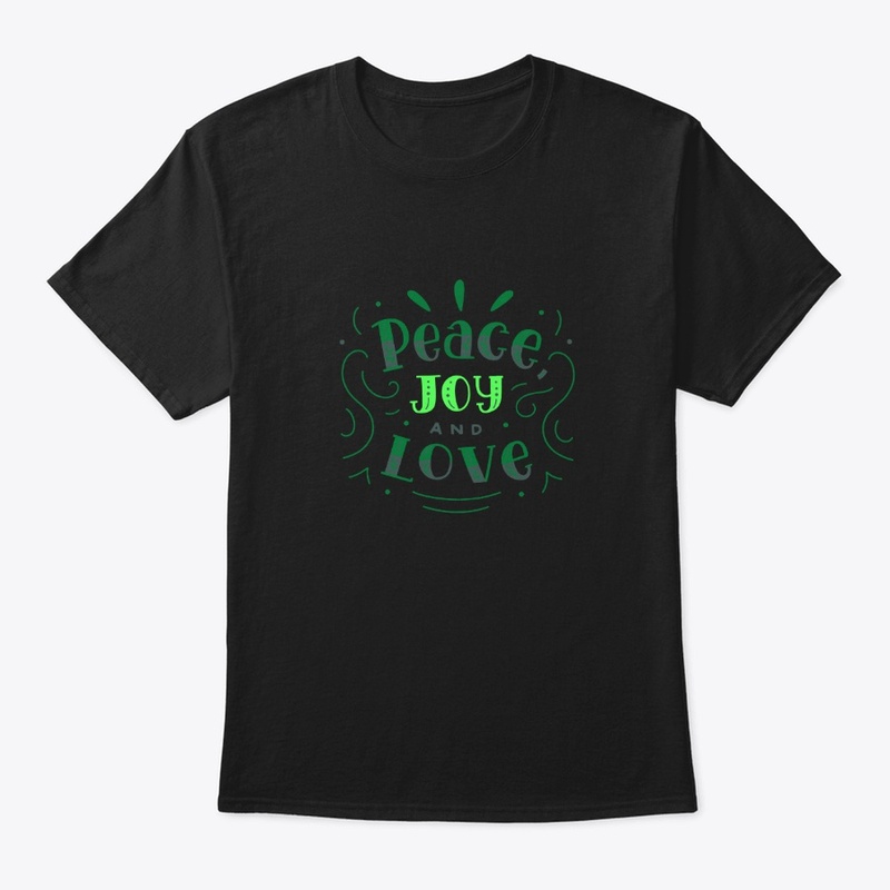 PEACE,JOY AND LOVE, DESIGN 100%COTTON