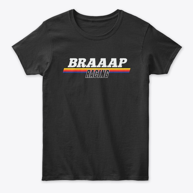 Braaap logo retro motocross