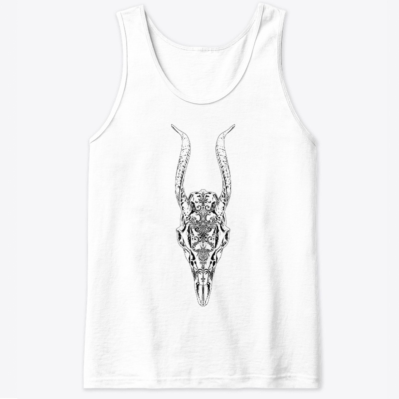 Horned skull by CrownPeople