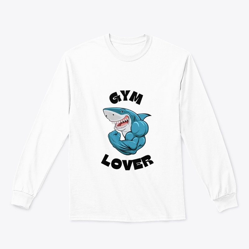 Colorful Shark Gym Lover Tee