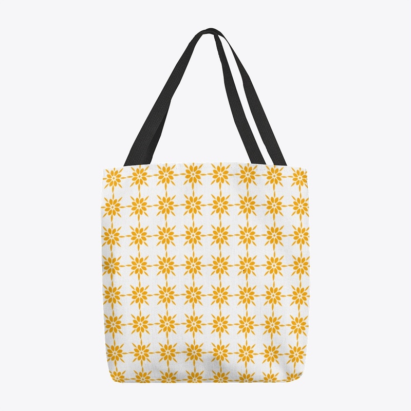 ORANGE FLOWERS - Tote Bag 