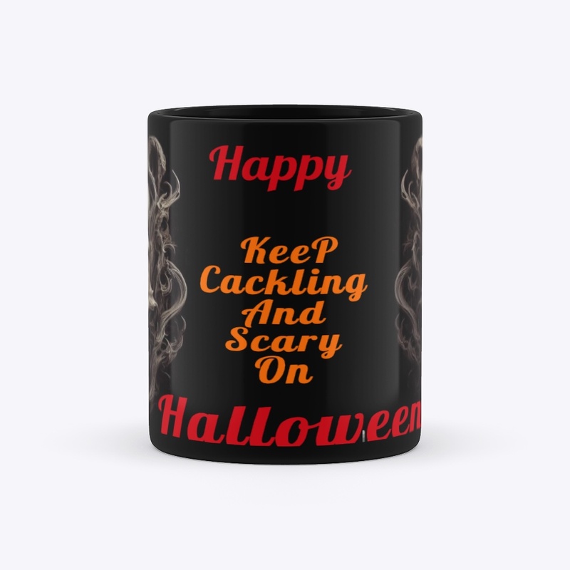 3D Spooky Skull Halloween Mug
