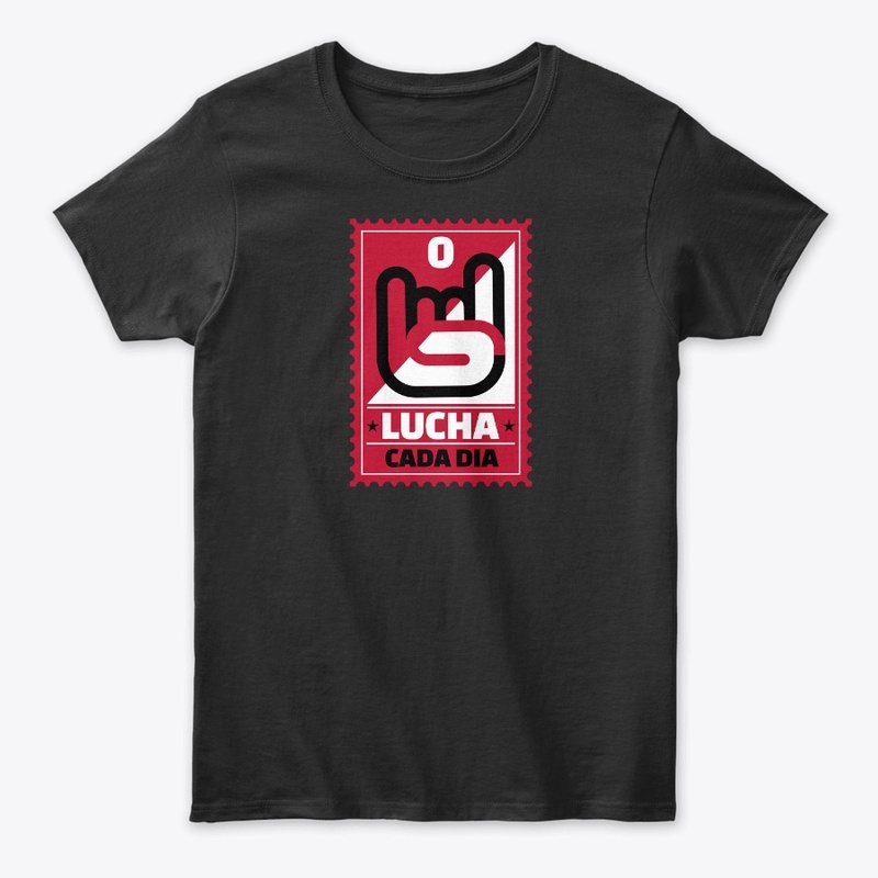 Lucha Stamp 01 ( fight every day)