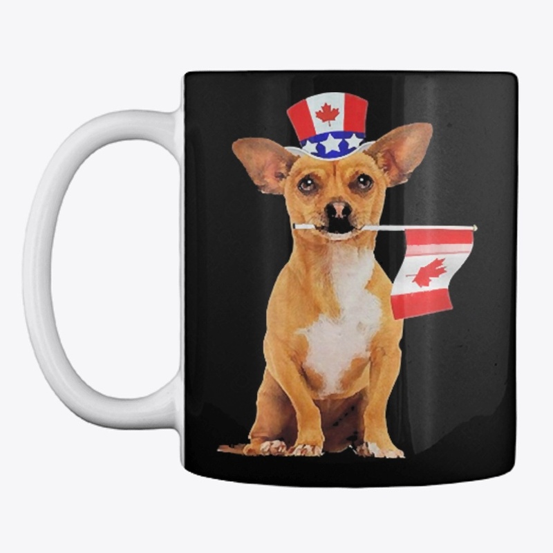 Canadian Flag Maple Leaf Chihuahua