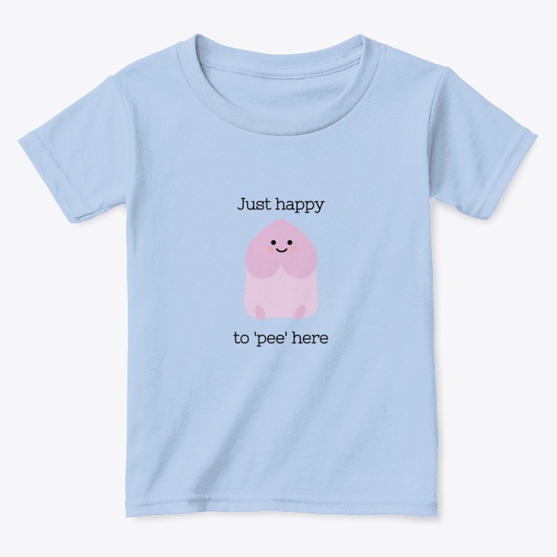 Happy to 'Pee Here' Kids