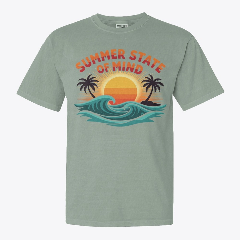 Summer State of Mind Beach Tee