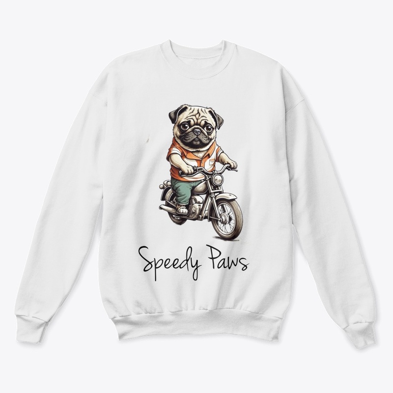 Paws on Wheels: Doggy Bullet Bike Tee
