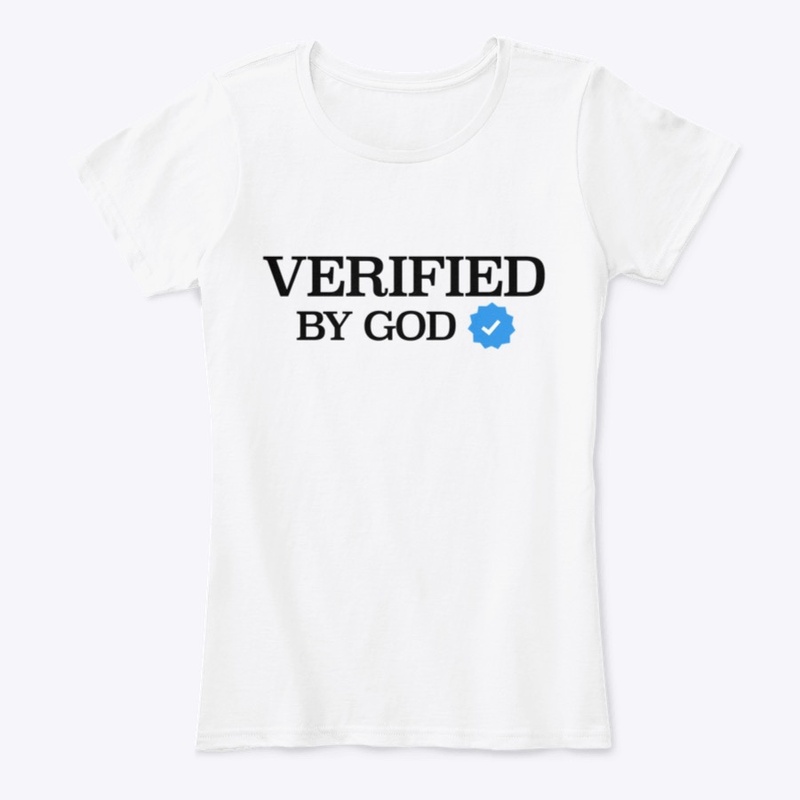 VERIFIED. BY GOD (Black Logo)