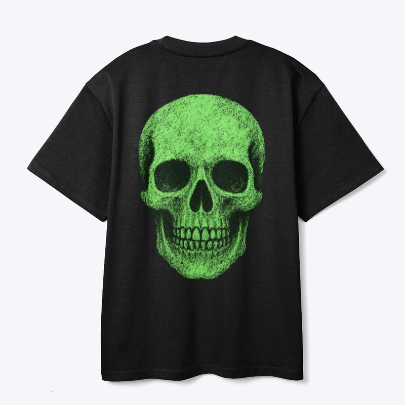 PROLIFIC LOGO - GREEN SKULL (Back)