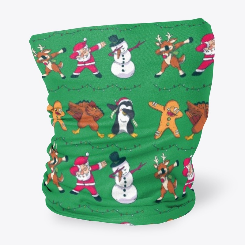Santa Claus Friends Merry Christmas Dab