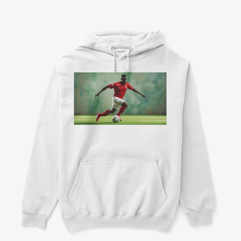 playing soccer