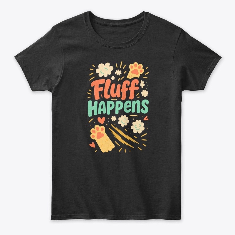 Fluff Happens – Maine Coon Cat Quote 