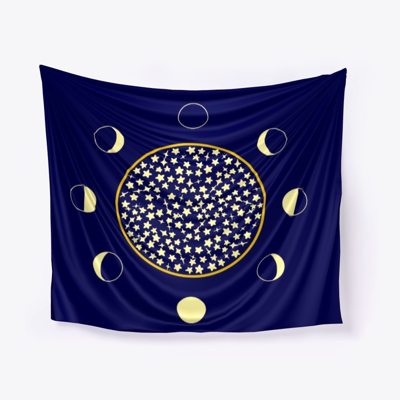 moon phases and stars