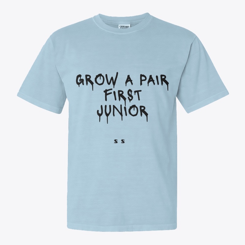 Grow a Pair First Jnior - Comfort Colors 1717 | Classic Heavyweight T-Shirt