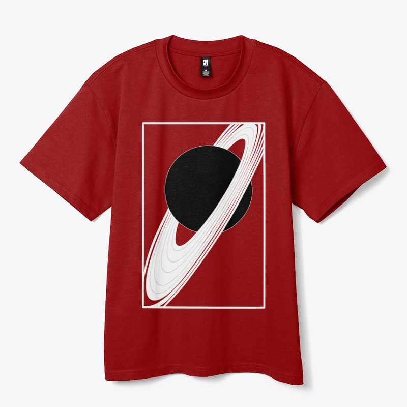 Saturn and Rings T-Shirt Design